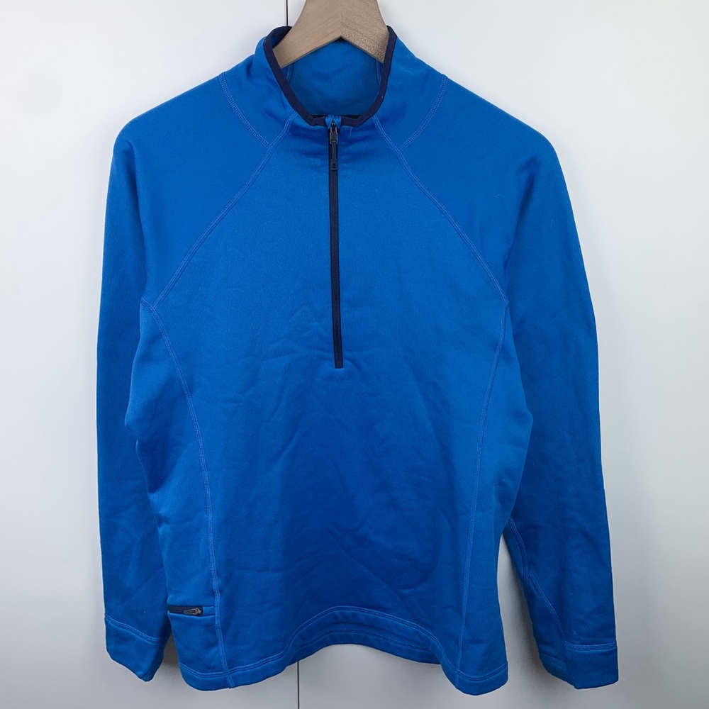 Patagonia Crosstrek 1/4 Zip Polartec Fleece Lined Jacket Blue Womens Medium